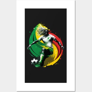 Ghana Soccer Magic Artwork Posters and Art